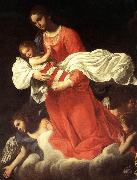 BAGLIONE, Giovanni The Virgin and the Child with Angels oil painting on canvas